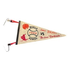 1968 World Series Pennant  Detroit Tigers vs St. Louis Cardinals